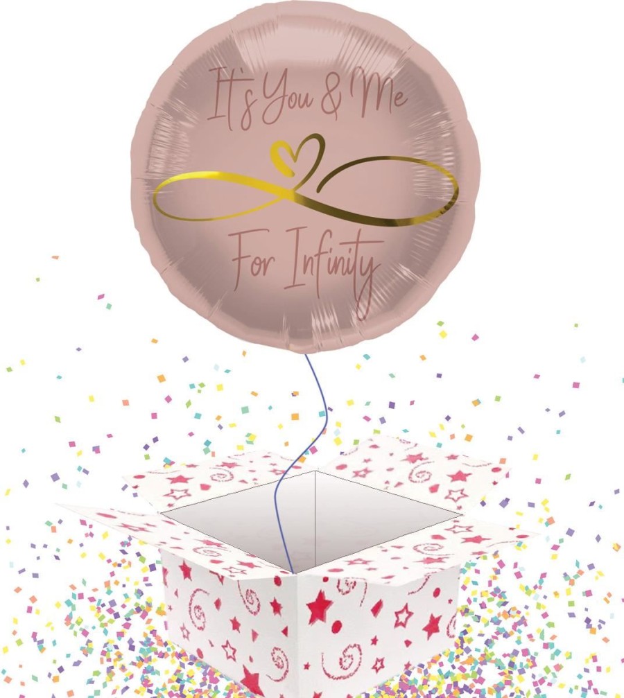 Click to view product details and reviews for Its You And Me For Infinity Foil Balloon Balloon In A Box 45cm.