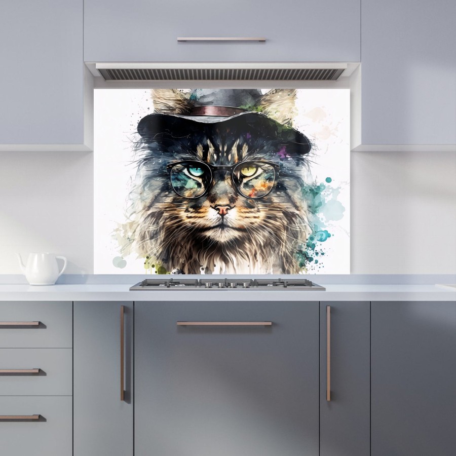 Click to view product details and reviews for Norwegian Forest Cat Splashart Kitchen Splashback W900mm X H650mm.