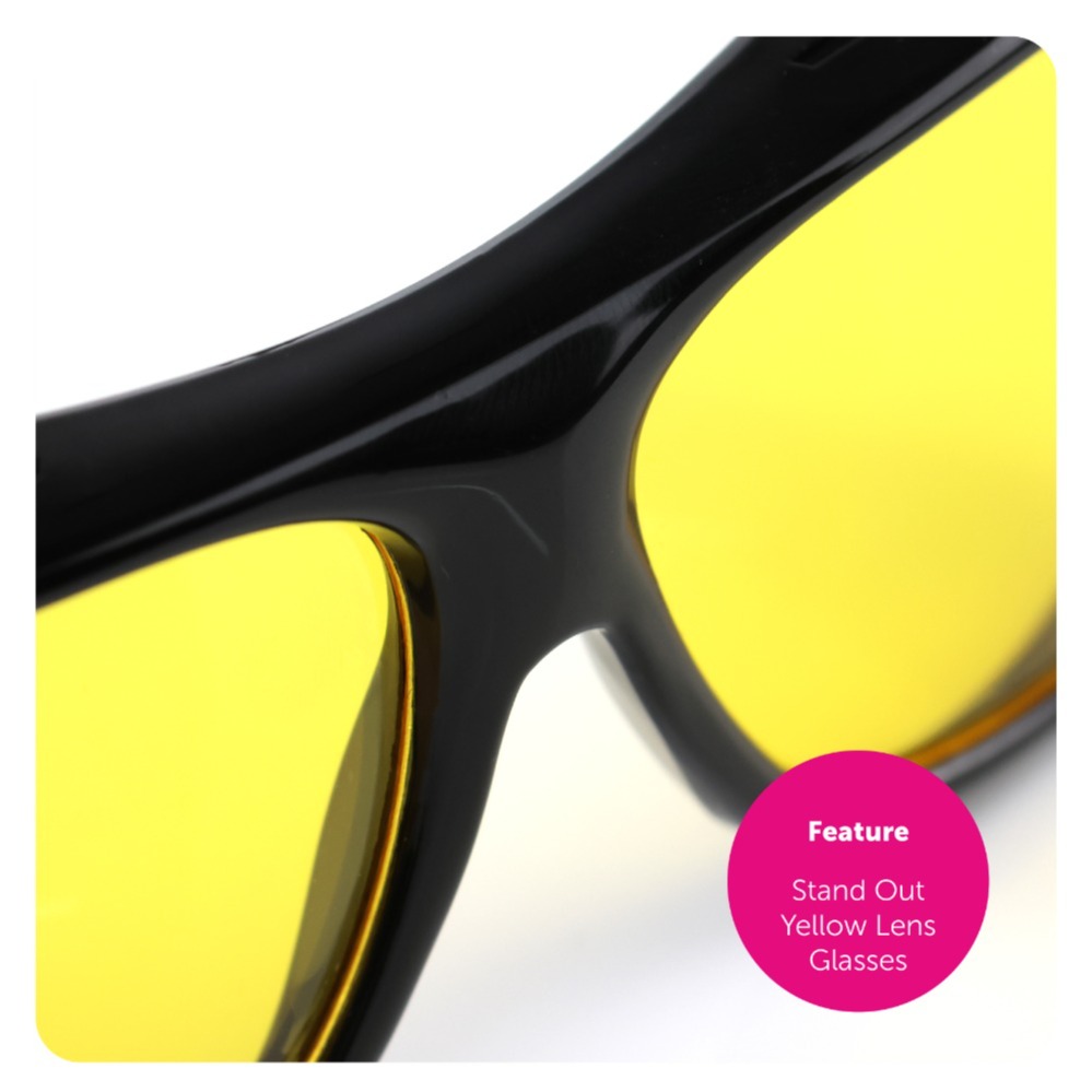 Adults action hero accessory set | Wig, Goatee & Yellow Glasses