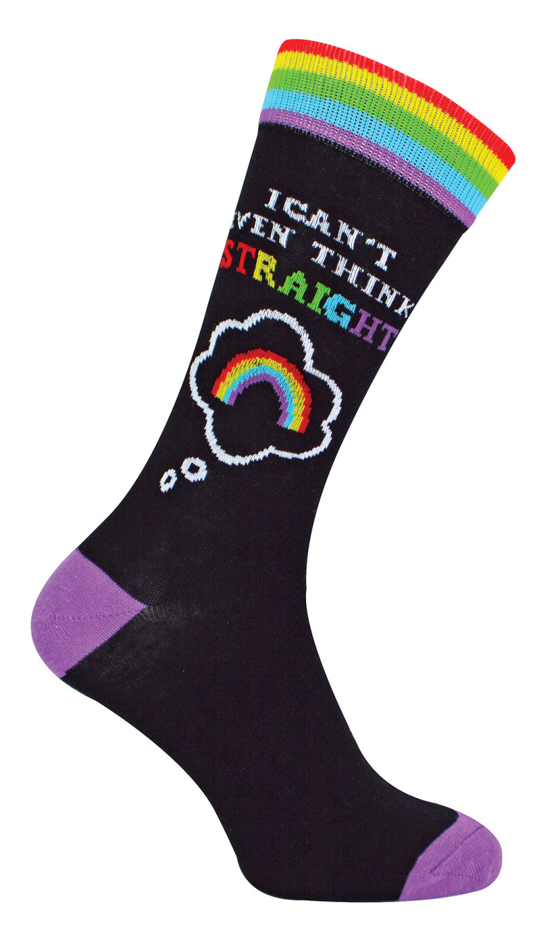 Click to view product details and reviews for Urban Eccentric Novelty Rainbow Socks I Cant Even Think Straight Socks I Cant Even Think Straight 6 11.