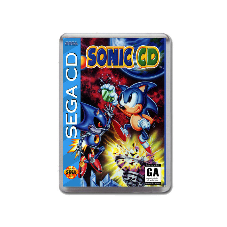 Sonic cd Sega Mega CD Game Inspired Retro Gaming... | Cazaar