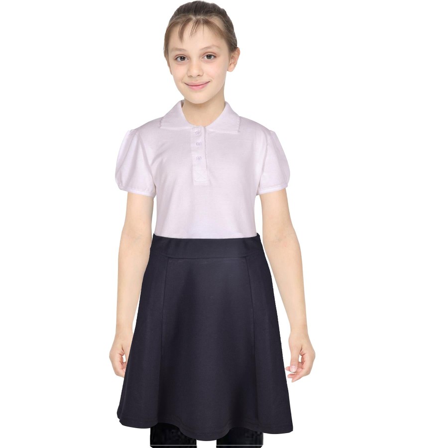 Click to view product details and reviews for Kids Girls Plain School Uniform Skirt Elasticated Fit Summer Skater Skirts 5 6 Years Black.