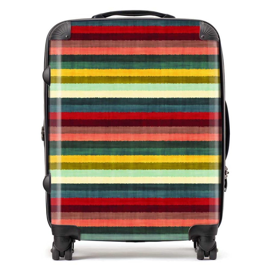 Click to view product details and reviews for Multicolour Striped Brish Pattern Suitcase Large. Click to view product details and reviews for Multicolour Striped Brish Pattern Suitcase Large.