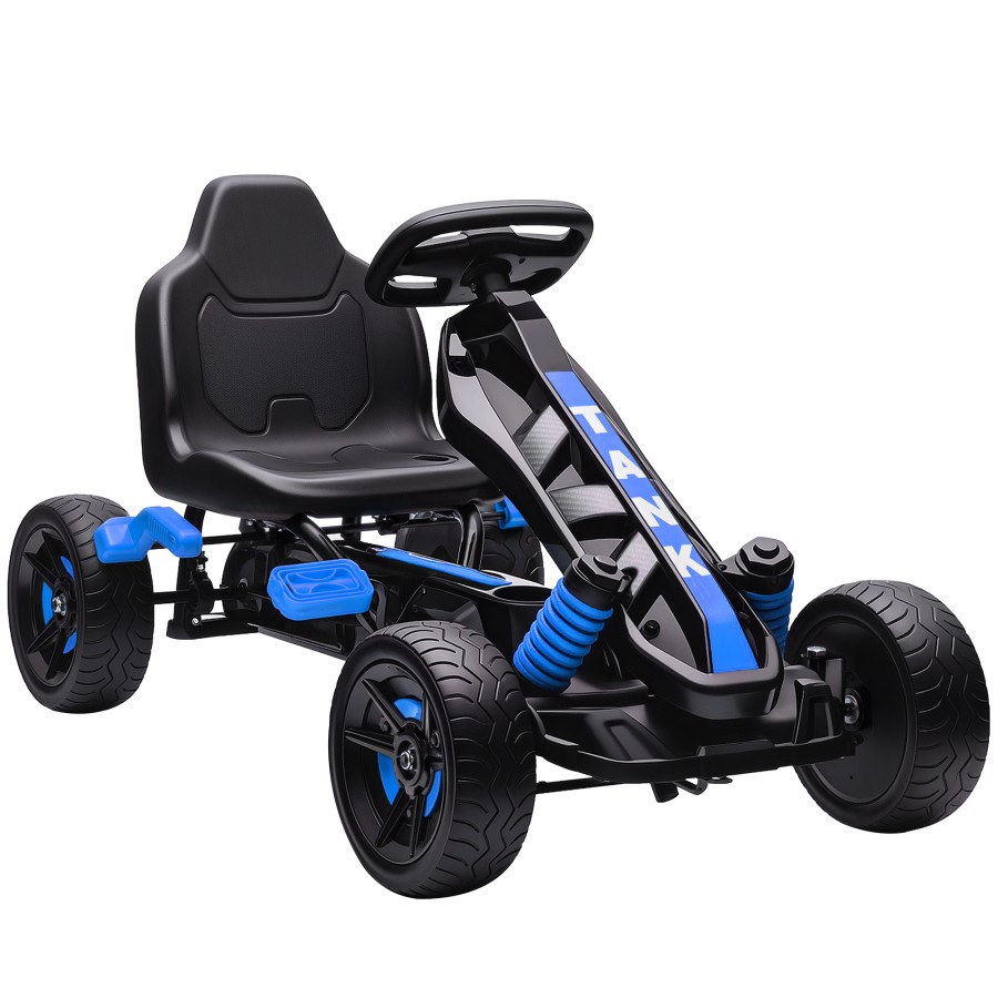 Click to view product details and reviews for Aiyaplay Pedal Go Kart Ride On Racer With Automatic Clutch Brake Non Slip Eva Wheels Metal Frame Go Kart For Kids Ages 3ï¿½ Years Blue.