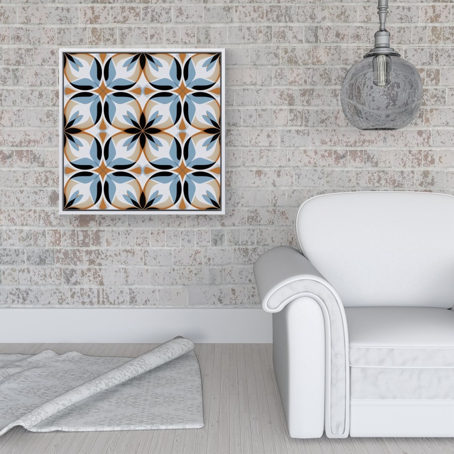 16" x 16" / White