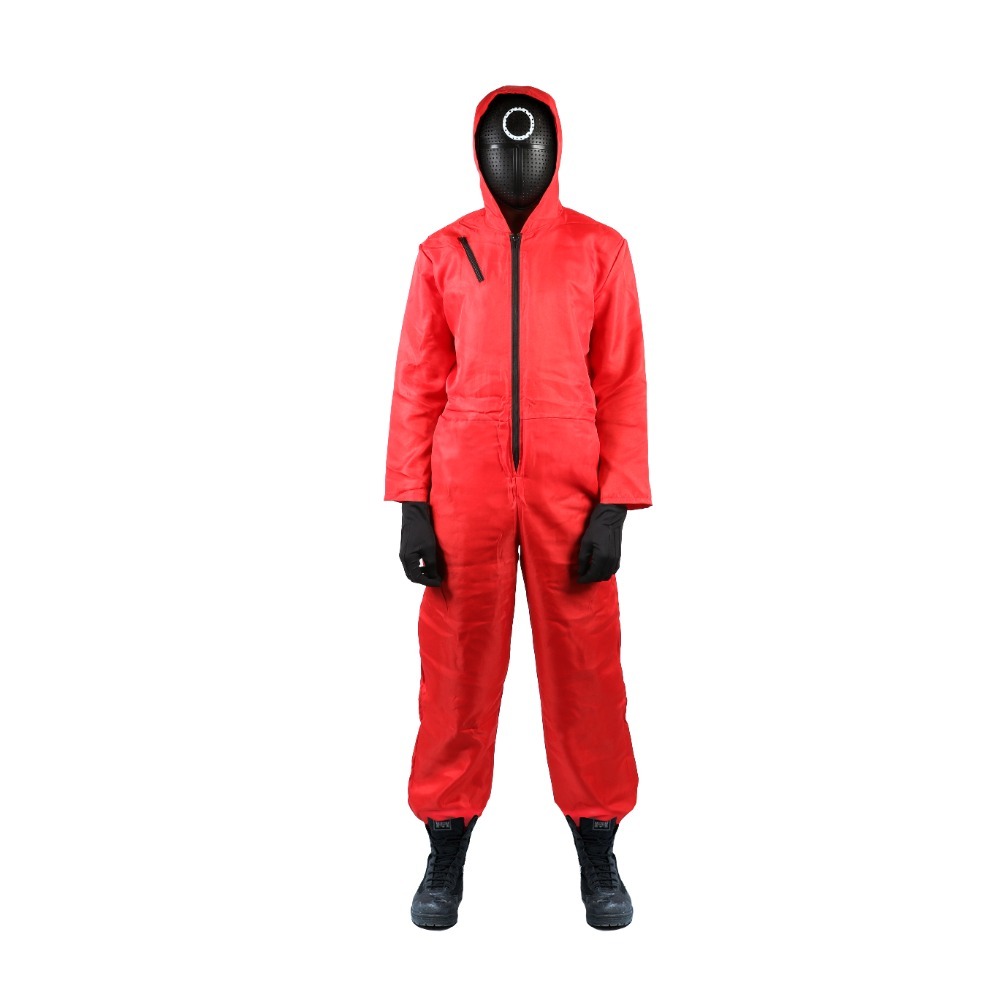 Squid Guard Circle Costume TV Game Fancy Dress Outfit