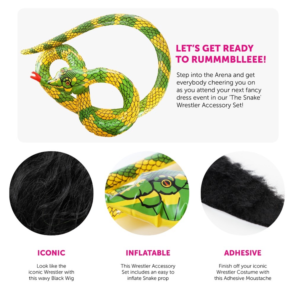 'The Snake' Wrestler Accessory Set - Standard