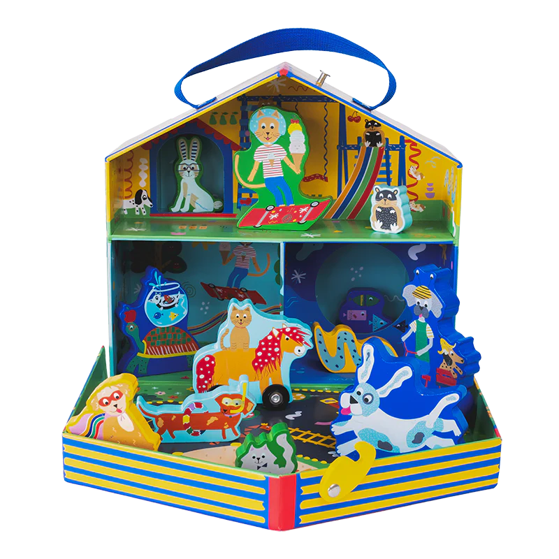 Floss & Rock Wooden Pets Playbox