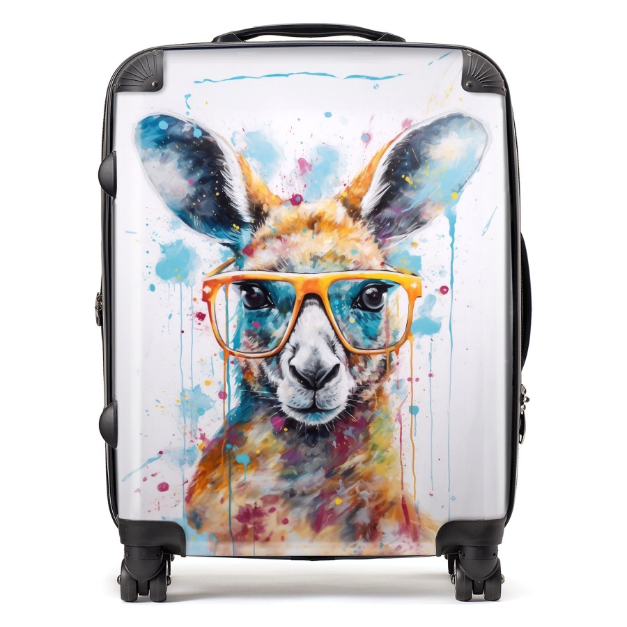 Click to view product details and reviews for Splashart Kangaroo In Glasses Suitcase Large. Click to view product details and reviews for Splashart Kangaroo In Glasses Suitcase Large.