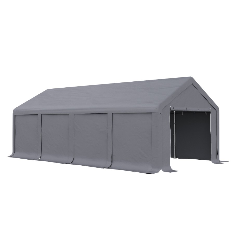 Outsunny 4 x 8 m Patio Garden Party Canopy, BBQ, Wedding, Camping Gazebo Trent