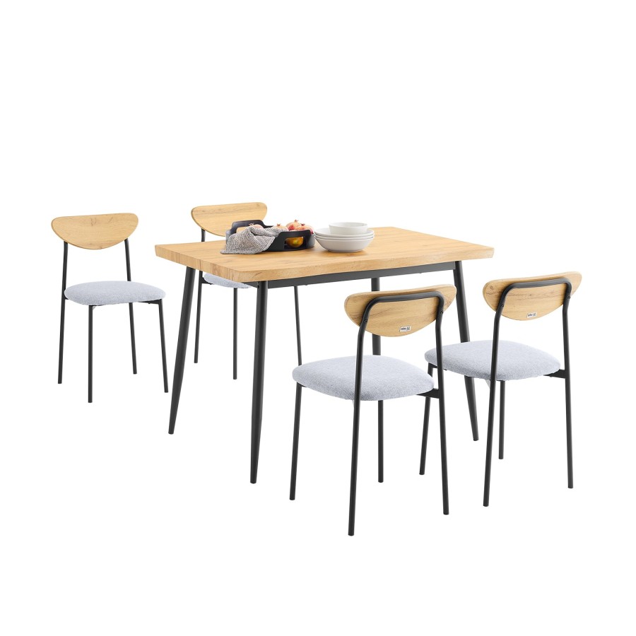 Click to view product details and reviews for Sobuy Ogt52 N 5 Piece Dining Table Set With Comfortable Chairs Dining Table And Chairs Set 4 Compact Kitchen Table For Small Spaces Ideal For Dini.