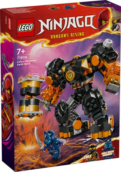Lego Ninjago - Cole's Elemental Earth Mech 71806