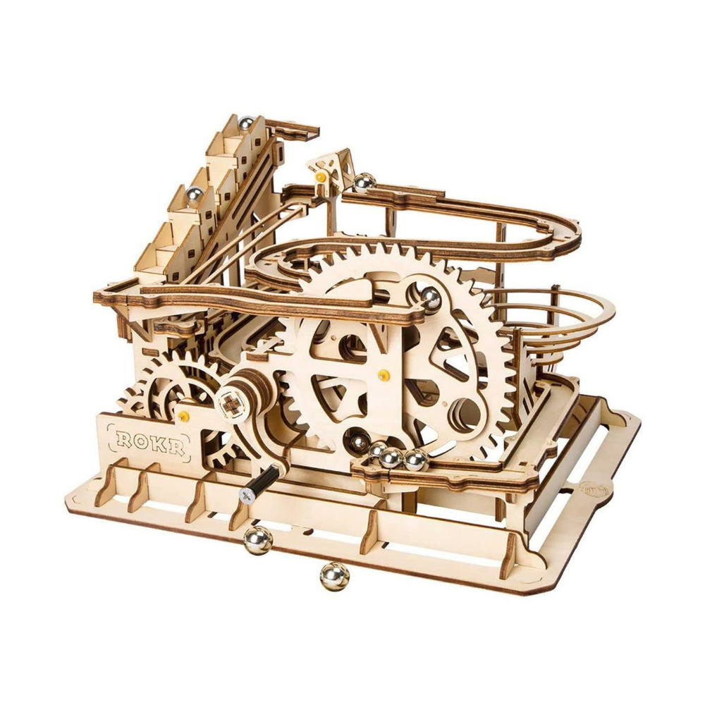 3D Wooden Puzzle Self Assemble Marble Run Game Building Kit Model Robotime
