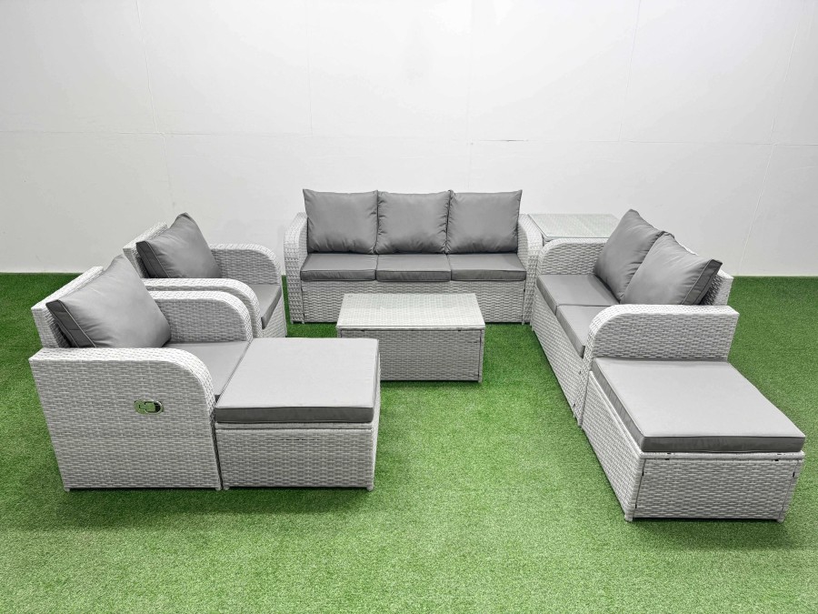 Click to view product details and reviews for Fimous Pe Rattan Garden Furniture Set Adjustable Chair Sofa Double Love Seat 2 Seater Sofa Lounge Set Oblong Coffee Table 2 Big Footstool Side Table L. Click to view product details and reviews for Fimous Pe Rattan Garden Furniture Set Adjustable Chair Sofa Double Love Seat 2 Seater Sofa Lounge Set Oblong Coffee Table 2 Big Footstool Side Table L.