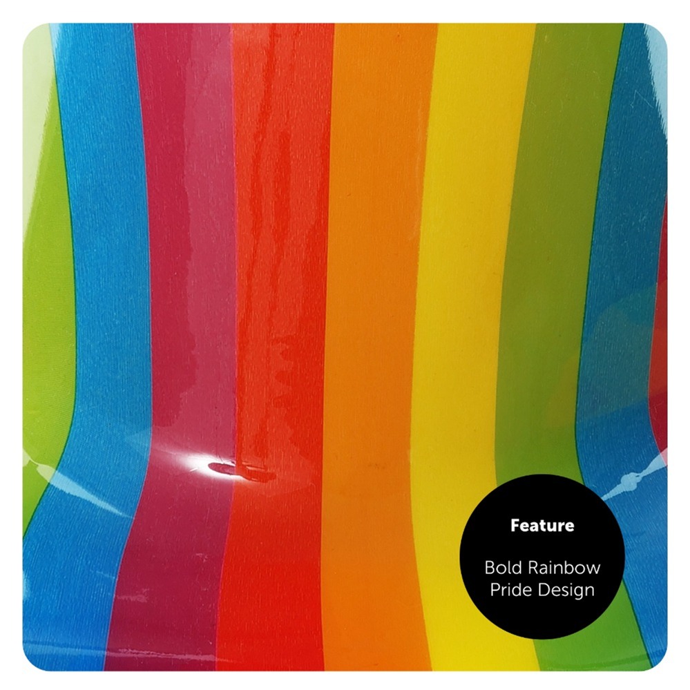 Rainbow Pride Cowboy Plastic Hat, Vuvuzela and Facepaint Stick Set