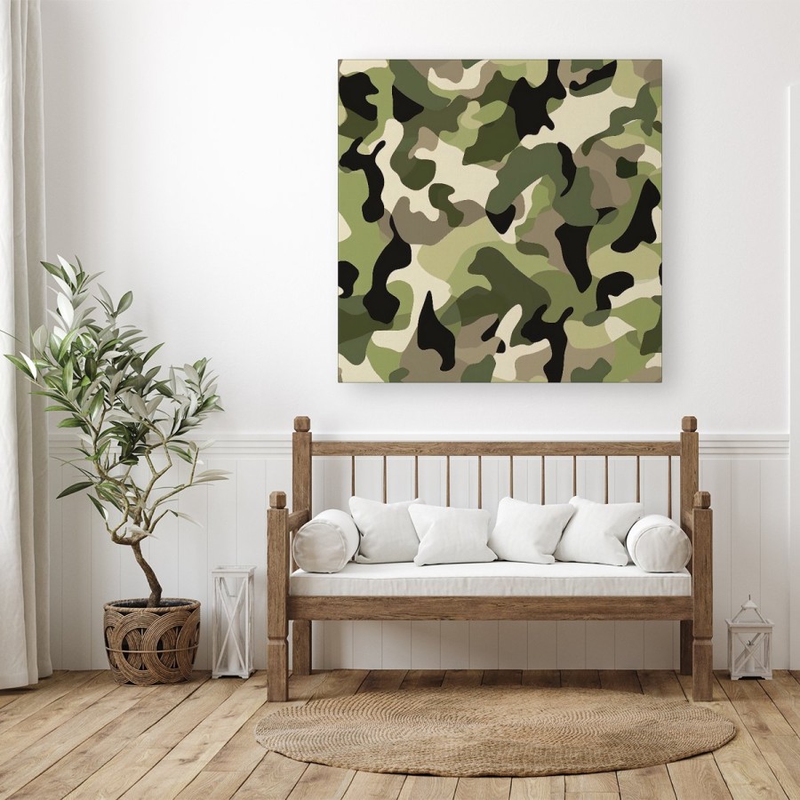 Click to view product details and reviews for Camouflage Design Canvas Medium 16 X 16.