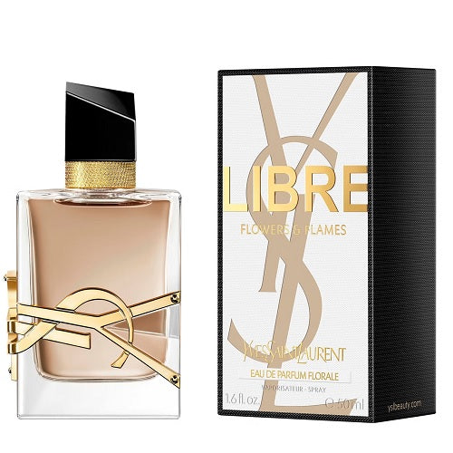 Yves Saint Laurent Libre Flowers & Flames 50ml Eau De Parfum Florale Spray