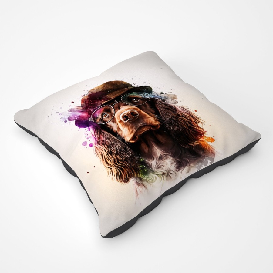 English Cocker Spaniel Splashart Pet Bed