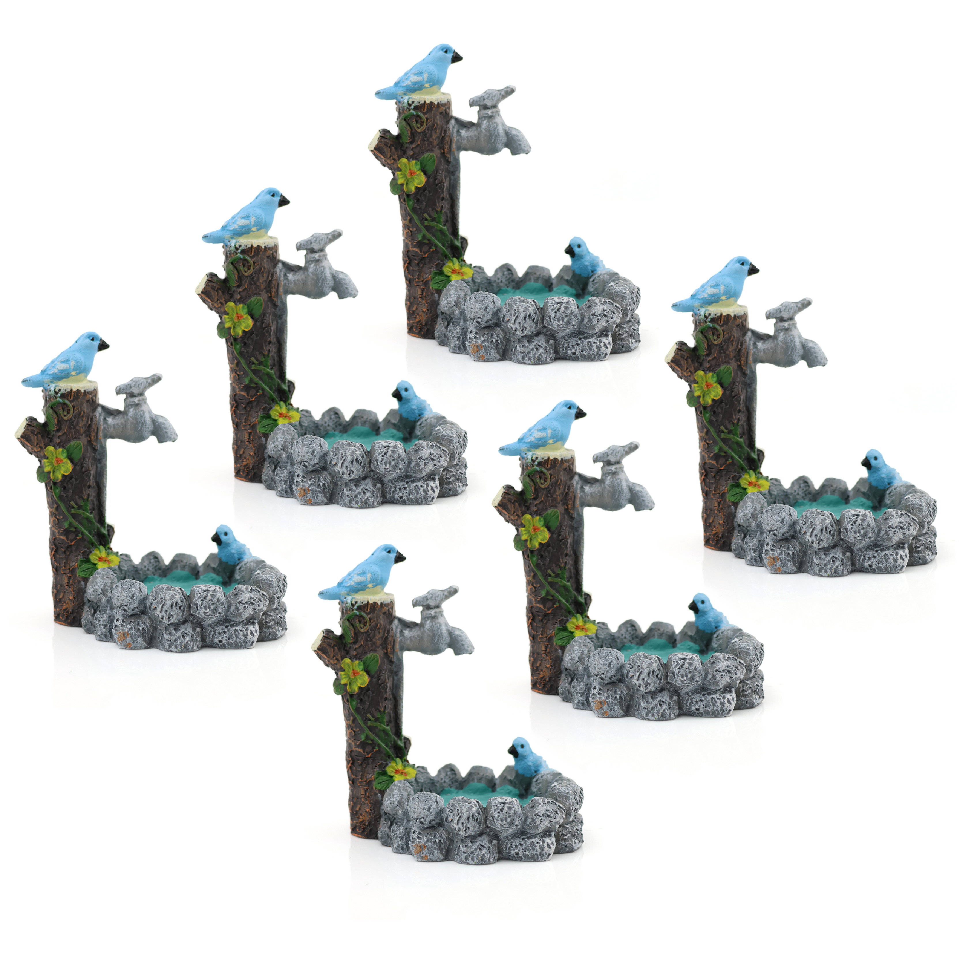 Click to view product details and reviews for Pond And Tap Fairy Garden Resin Decoration Pack Of 6.