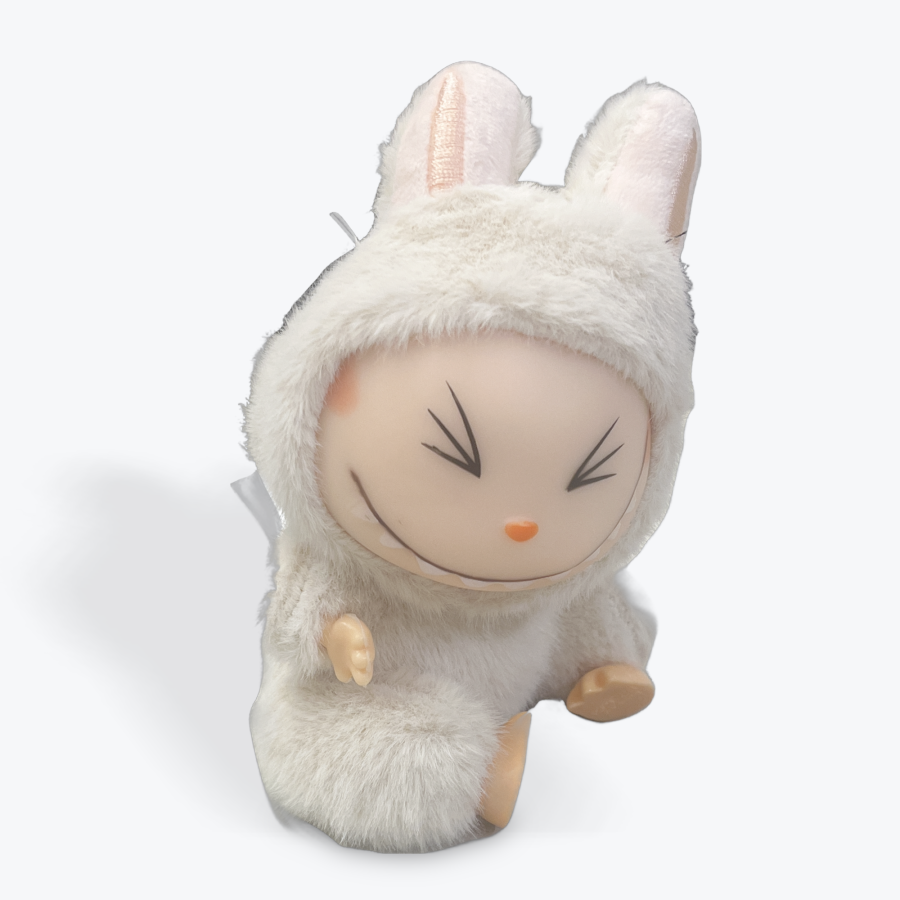 Click to view product details and reviews for New Labubu Has A Seat And Macaron Vinyl Face Doll Backpack Decorated Pendant Beige.