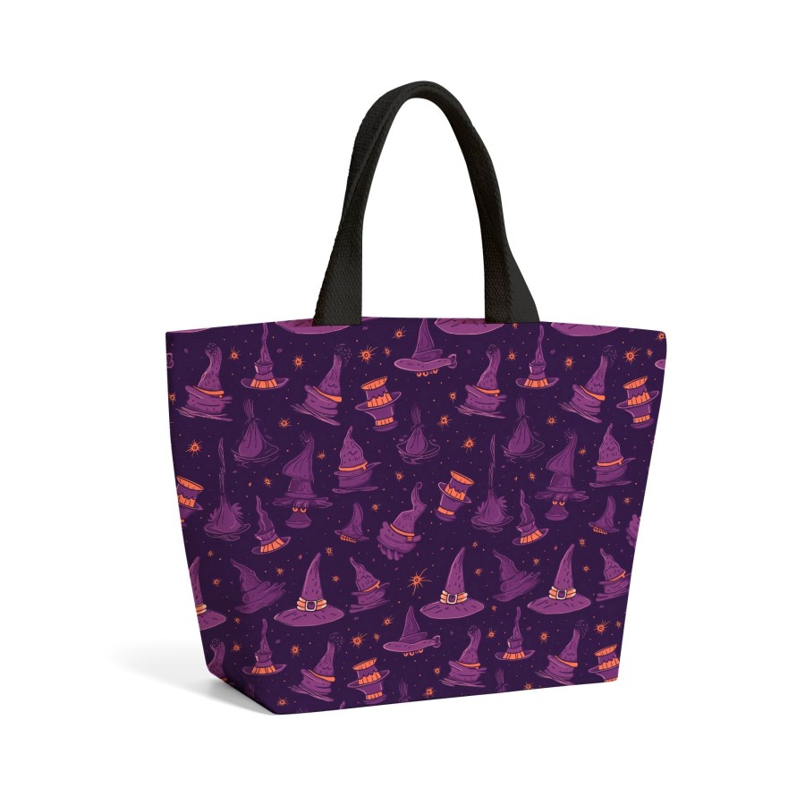 Click to view product details and reviews for Witch Hats And Broomsticks Beach Shopper Tote Bag.