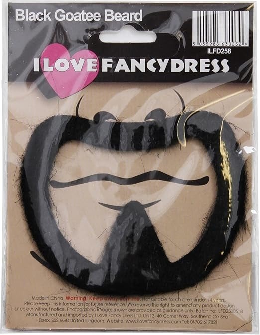 Ibiza Final Boss Costume Accessory Set | 5 Pcs | Wig, Chain, Aviator Sunglasses, Goatee & Tattoo Sleeves