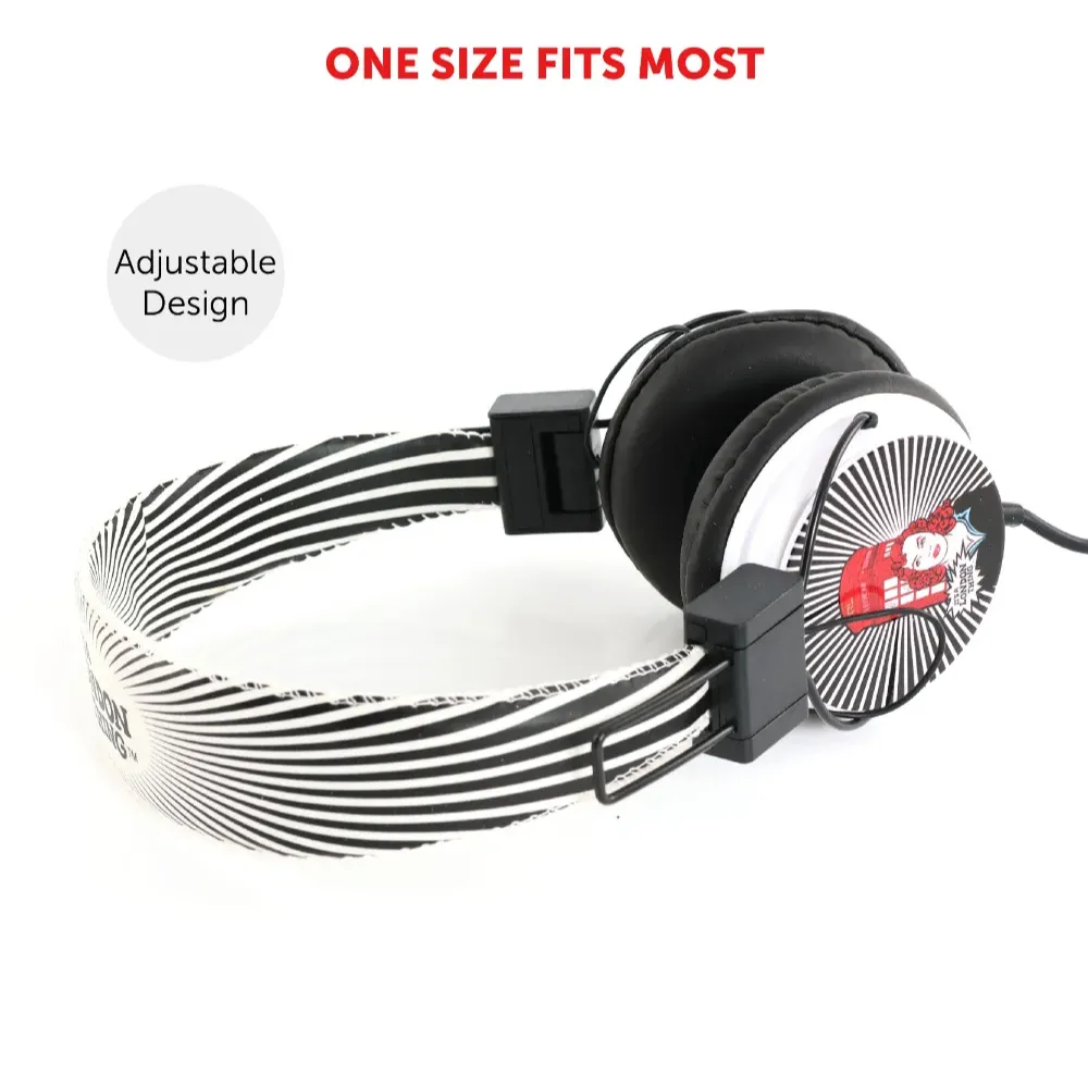 Adults Joe Rogan Costume | 4 Pcs | T-Shirt, Bald Cap, Headphones & Tattoo Sleeves