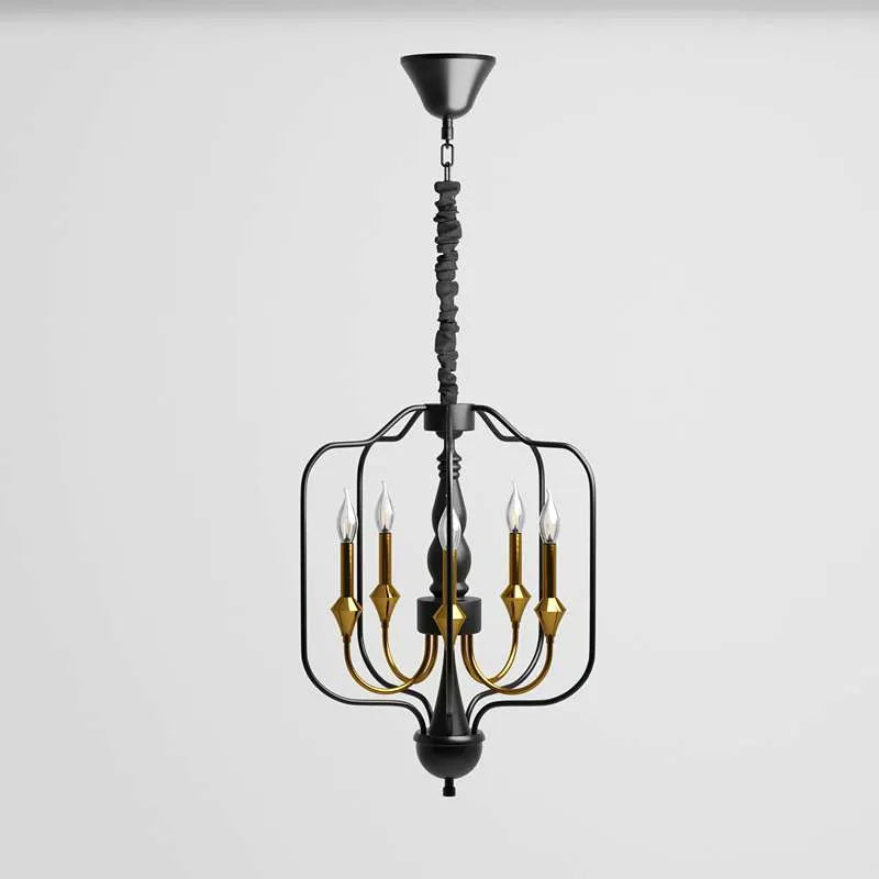 Click to view product details and reviews for Gold 5 Light Candle Chandelier Ceiling Lamp 5001 Yes.