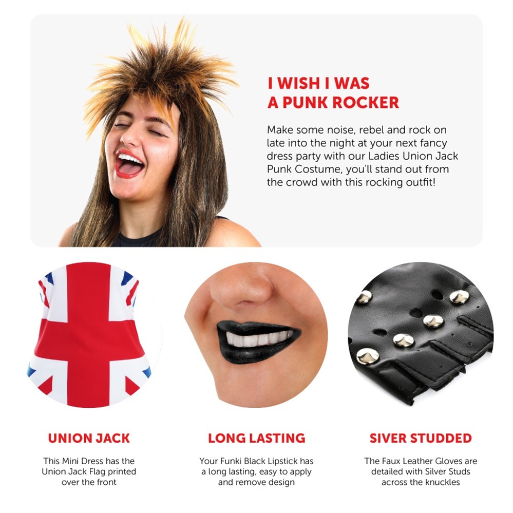 Union Jack Punk Costume