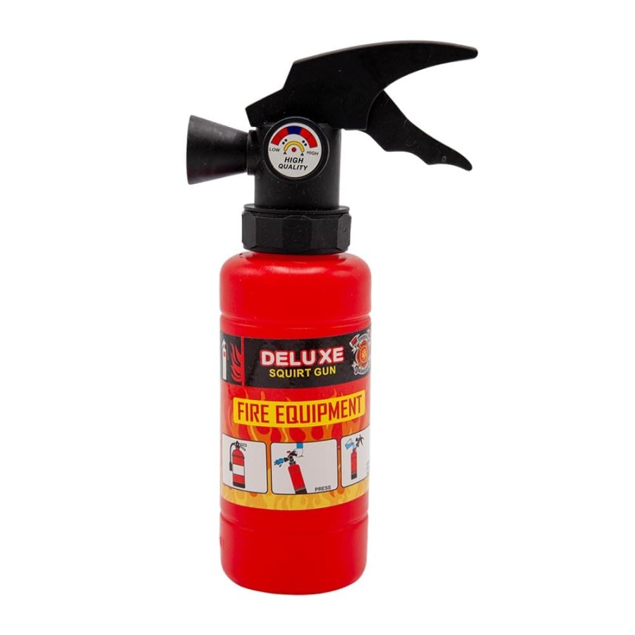Novelty Mini Fire Extinguisher Water Pistol Firefighter Prop