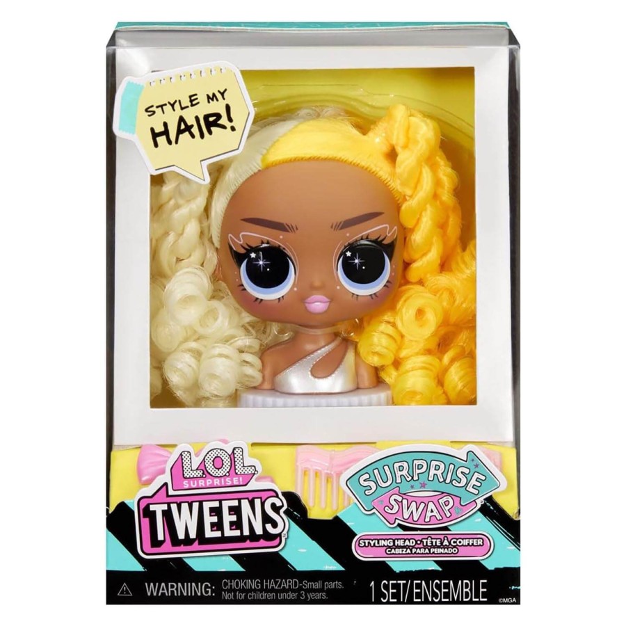 Click to view product details and reviews for Lol Surprise Tweens Style My Hair Styling Head With Accessories Yellow.