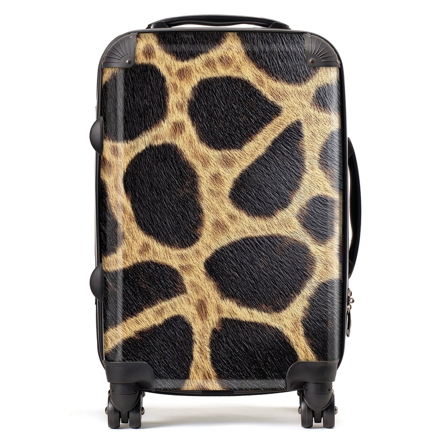 Click to view product details and reviews for Giraffe Fur Print Suitcase Cabin.