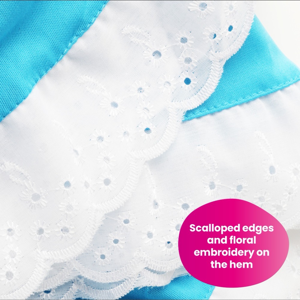 Girls Alice In Wonderland Costume (Choose Accessories)