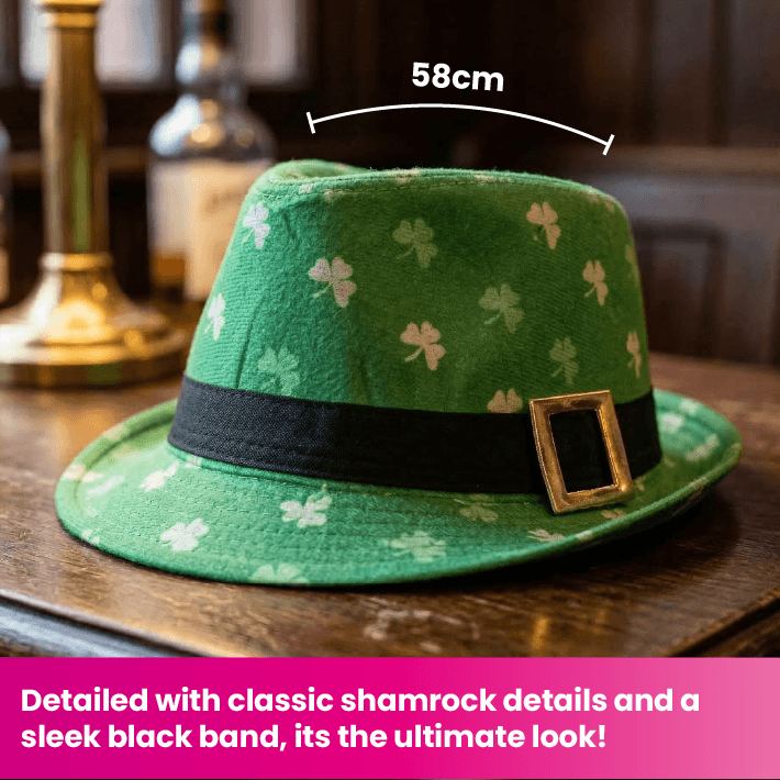 Irish Buckle Trilby Hat
