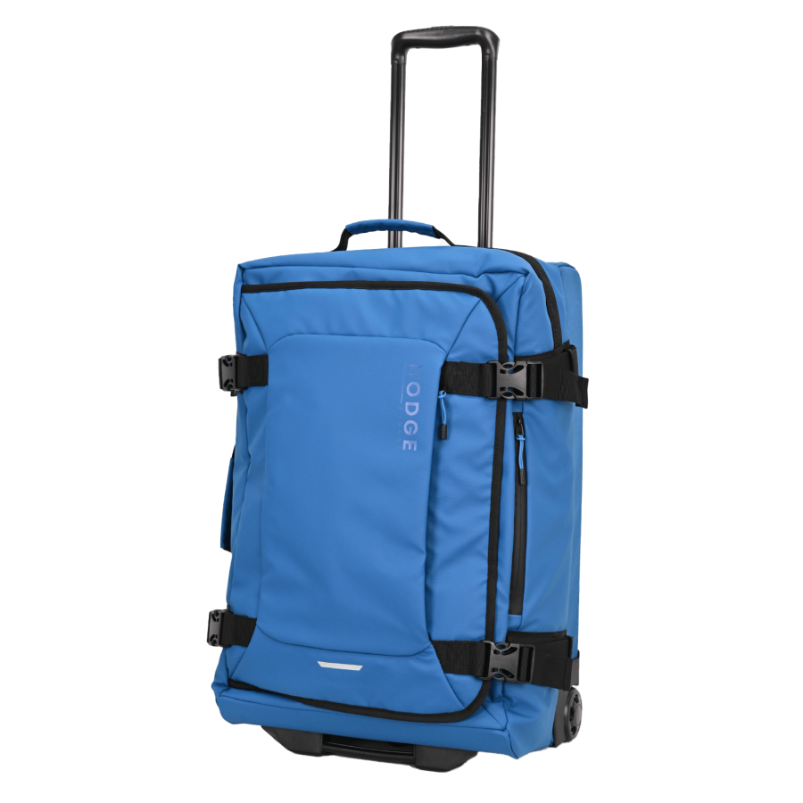 Click to view product details and reviews for Aventura Duffle Suitcase Luggage 2 Wheel Trolley Case Blue Soft Shell 24.