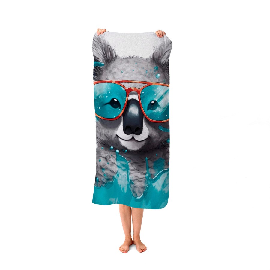 Click to view product details and reviews for Splashart Koala In Glasses Beach Towel. Click to view product details and reviews for Splashart Koala In Glasses Beach Towel.