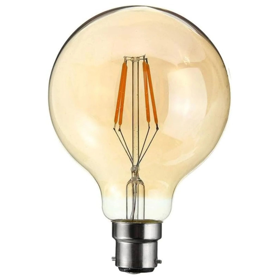 Coffire Led Filament Bulb G80 4W B22 Dimmable Bayonet Vintage Edison Bulb ~3078