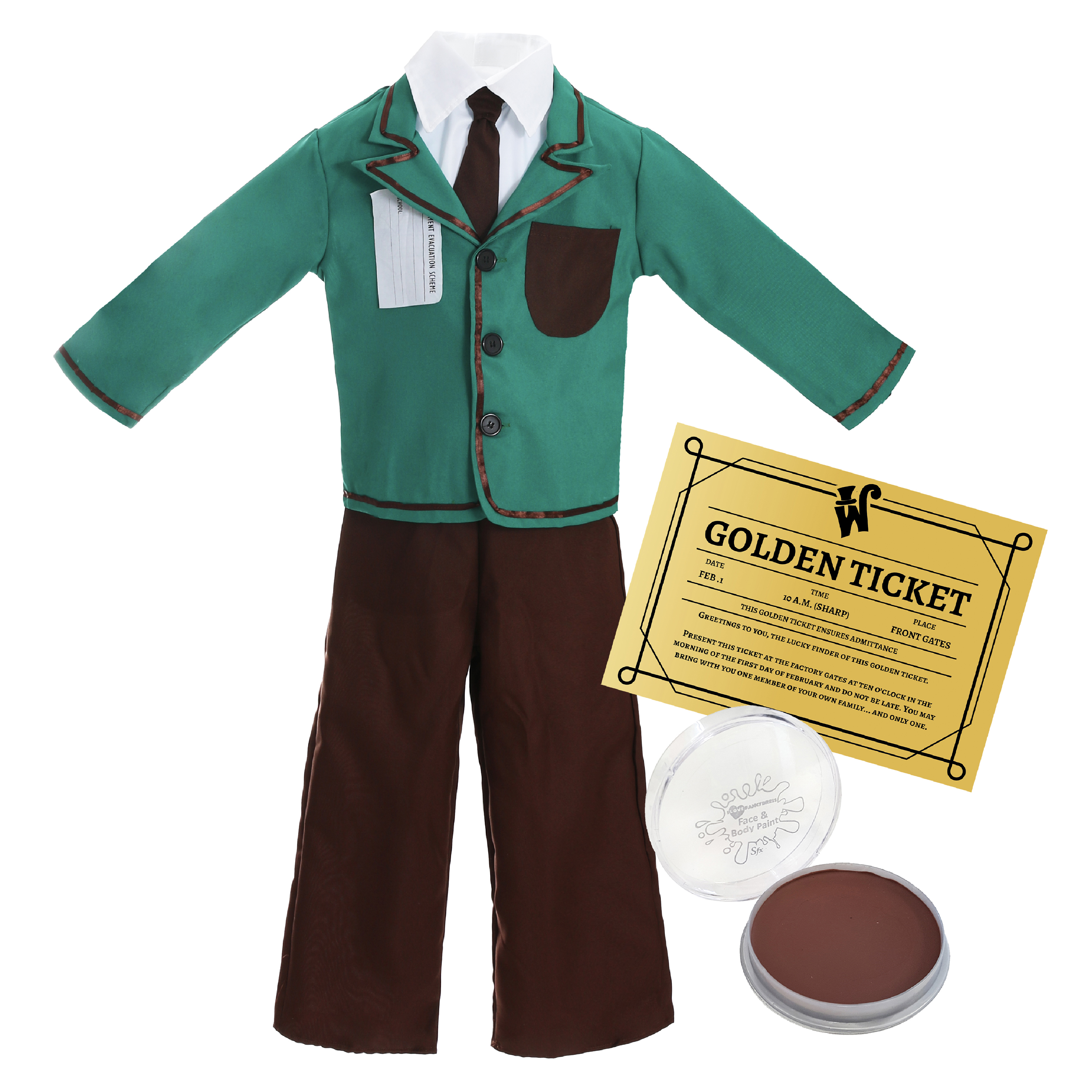 Click to view product details and reviews for Kids Augustus Gloop Costume Boys Costume Face Paint Ticket Small.