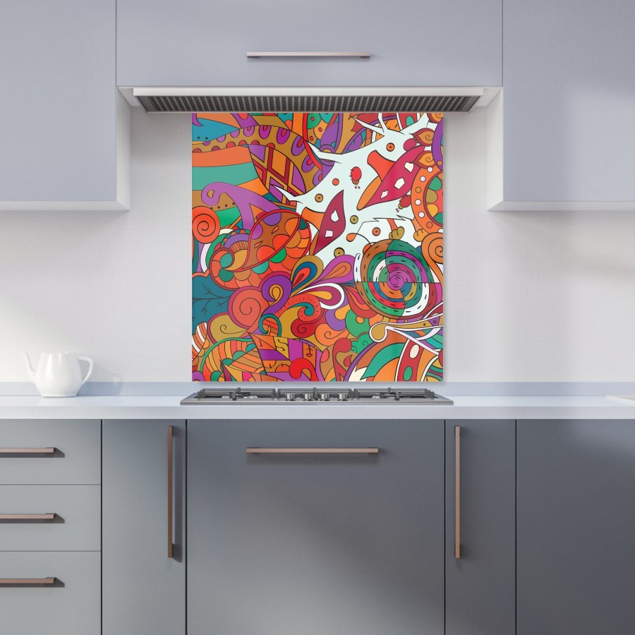 Click to view product details and reviews for Mehndi Design Kitchen Splashback W700mm X H650mm.