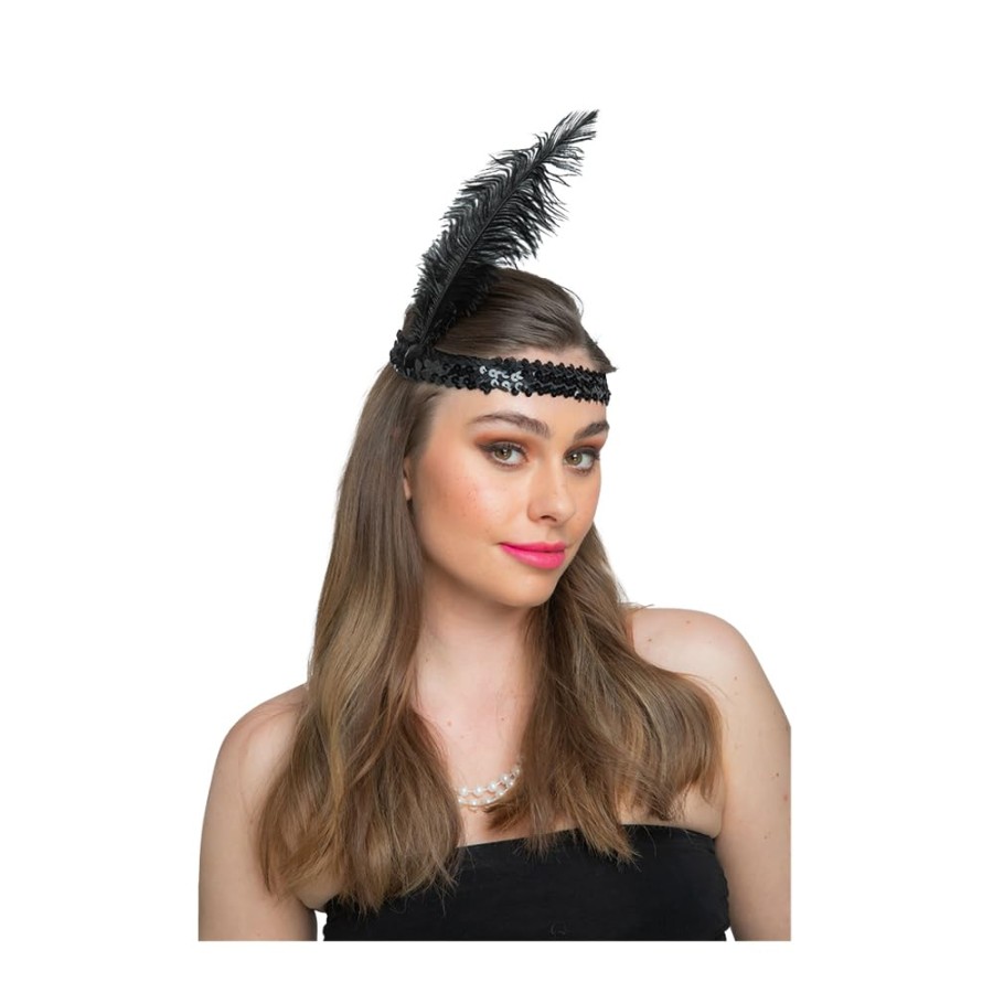 Click to view product details and reviews for Flapper Feather Headband 1920s Gangster Moll Jazz Fancy Dress. Click to view product details and reviews for Flapper Feather Headband 1920s Gangster Moll Jazz Fancy Dress.