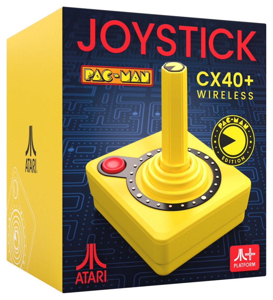 Atari CX40+ Wireless Joystick Pac Man Cazaar