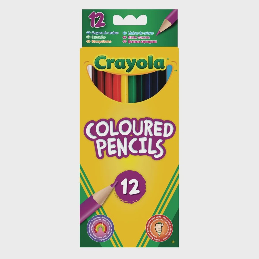 12 Coloured Pencils Eco by Crayola