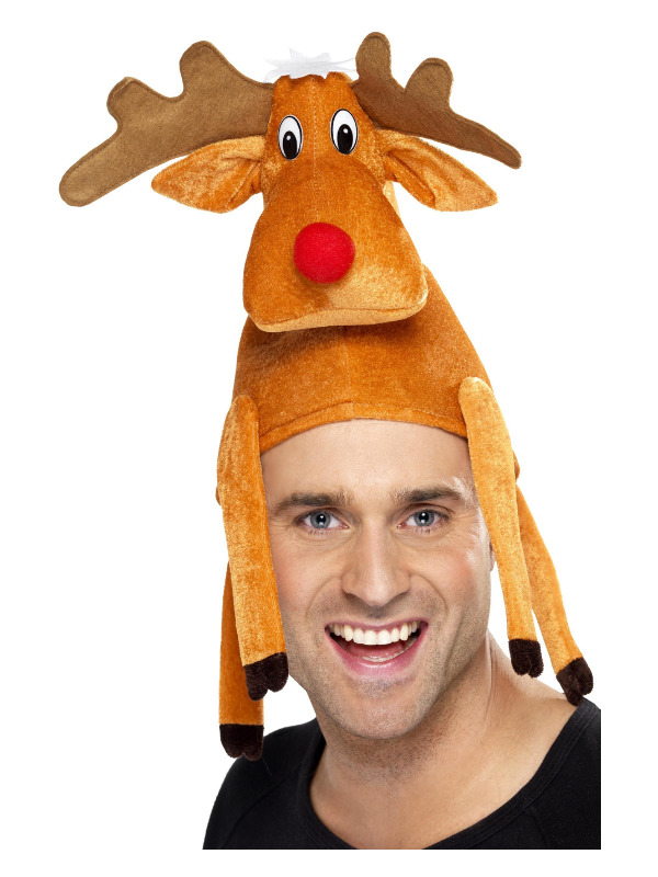 Click to view product details and reviews for Reindeer Hat Brown 38337 For Christmas Cheer.