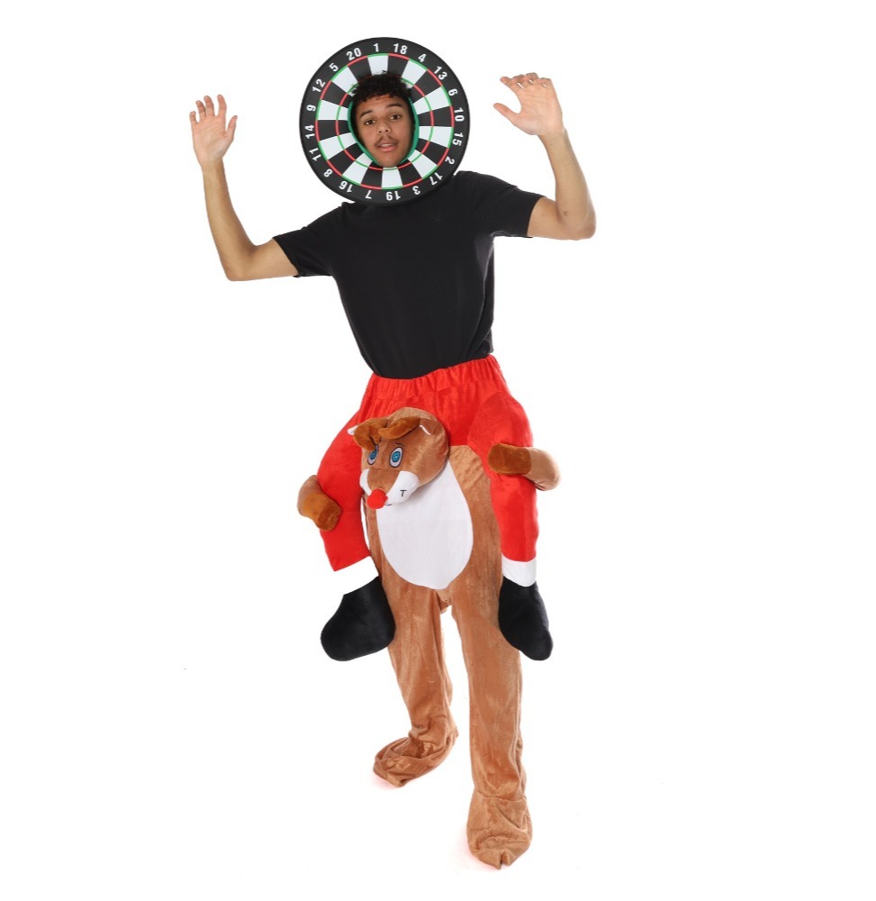Click to view product details and reviews for Adults Dartboard Pick Me Up Reindeer Costume. Click to view product details and reviews for Adults Dartboard Pick Me Up Reindeer Costume.