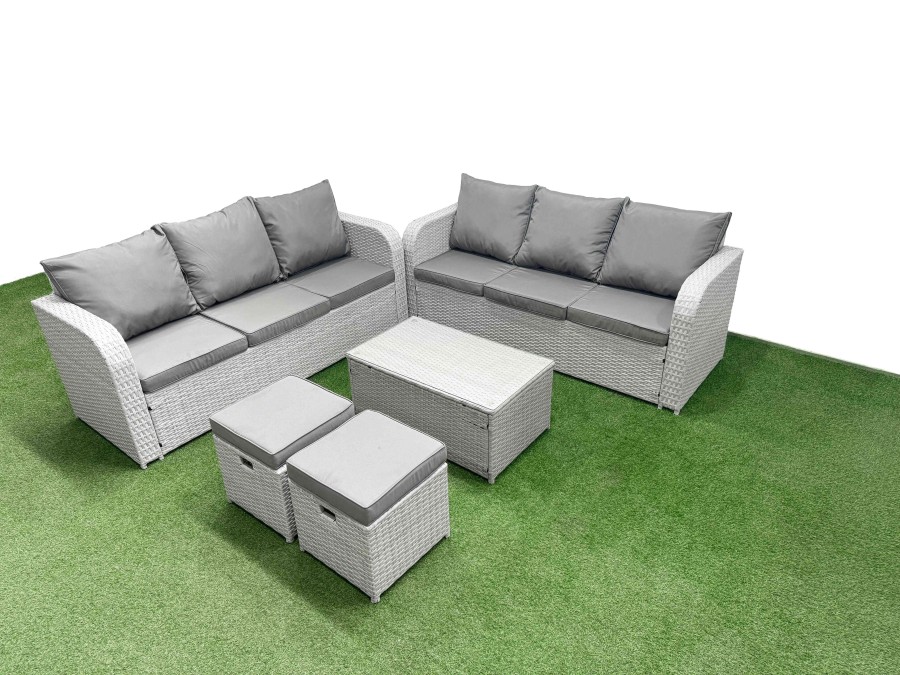 Click to view product details and reviews for Fimous Outdoor Garden Furniture Sets 8 Seater Wicker Rattan Furniture Sofa Sets With Rectangular Coffee Table High Back Lounge Sofa Stools Light Grey. Click to view product details and reviews for Fimous Outdoor Garden Furniture Sets 8 Seater Wicker Rattan Furniture Sofa Sets With Rectangular Coffee Table High Back Lounge Sofa Stools Light Grey.