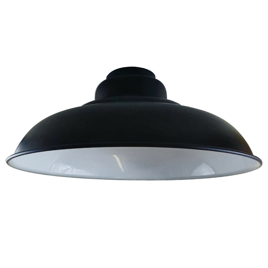 Click to view product details and reviews for Black Colour Gloss Modern Metal Indoor Home Light Lampshade1083.