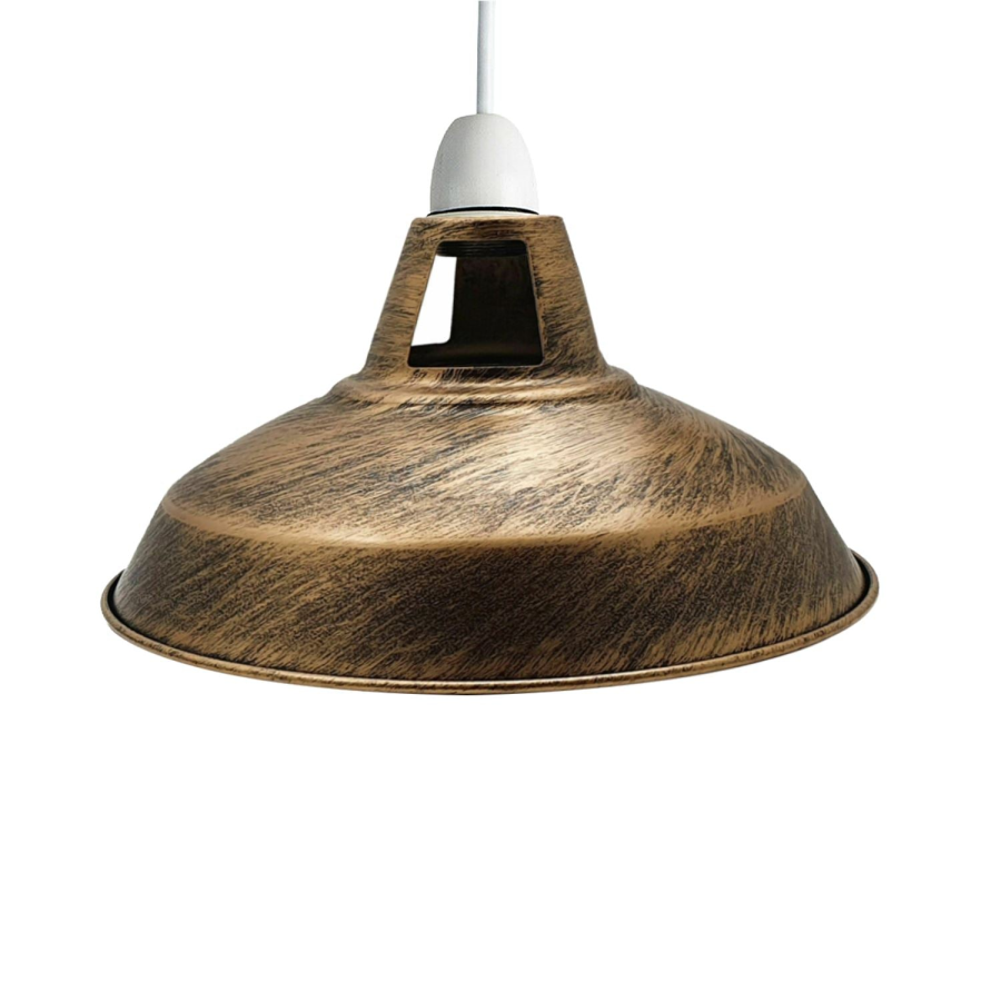 Coffire Metal Bran Shape Lamp Ceiling Light Shades ~1396 - Brushed Copper