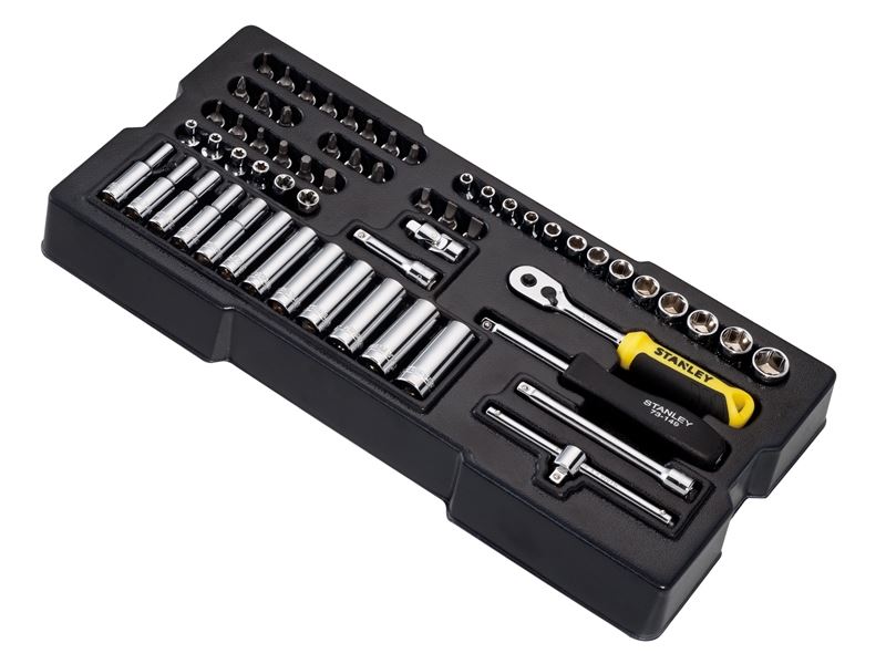 Transmodule System 1/4in Drive Metric Socket Set 60 Piece - STA174175