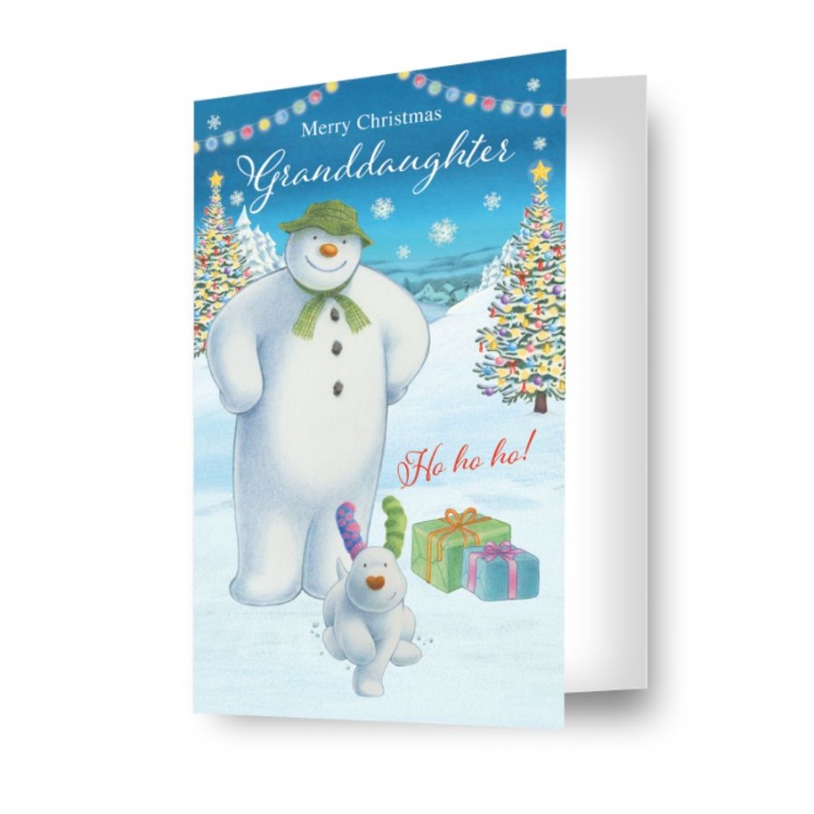 Click to view product details and reviews for The Snowman Granddaughter Christmas Card.