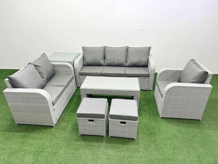 Click to view product details and reviews for Fimous Patio Pe Wicker 8 Seater Outdoor Rattan Furniture Sofa Sets With Oblong Coffee Table Reclining Chair Loveseat Sofa 3 Seater Sofa Stool Side Tab. Click to view product details and reviews for Fimous Patio Pe Wicker 8 Seater Outdoor Rattan Furniture Sofa Sets With Oblong Coffee Table Reclining Chair Loveseat Sofa 3 Seater Sofa Stool Side Tab.